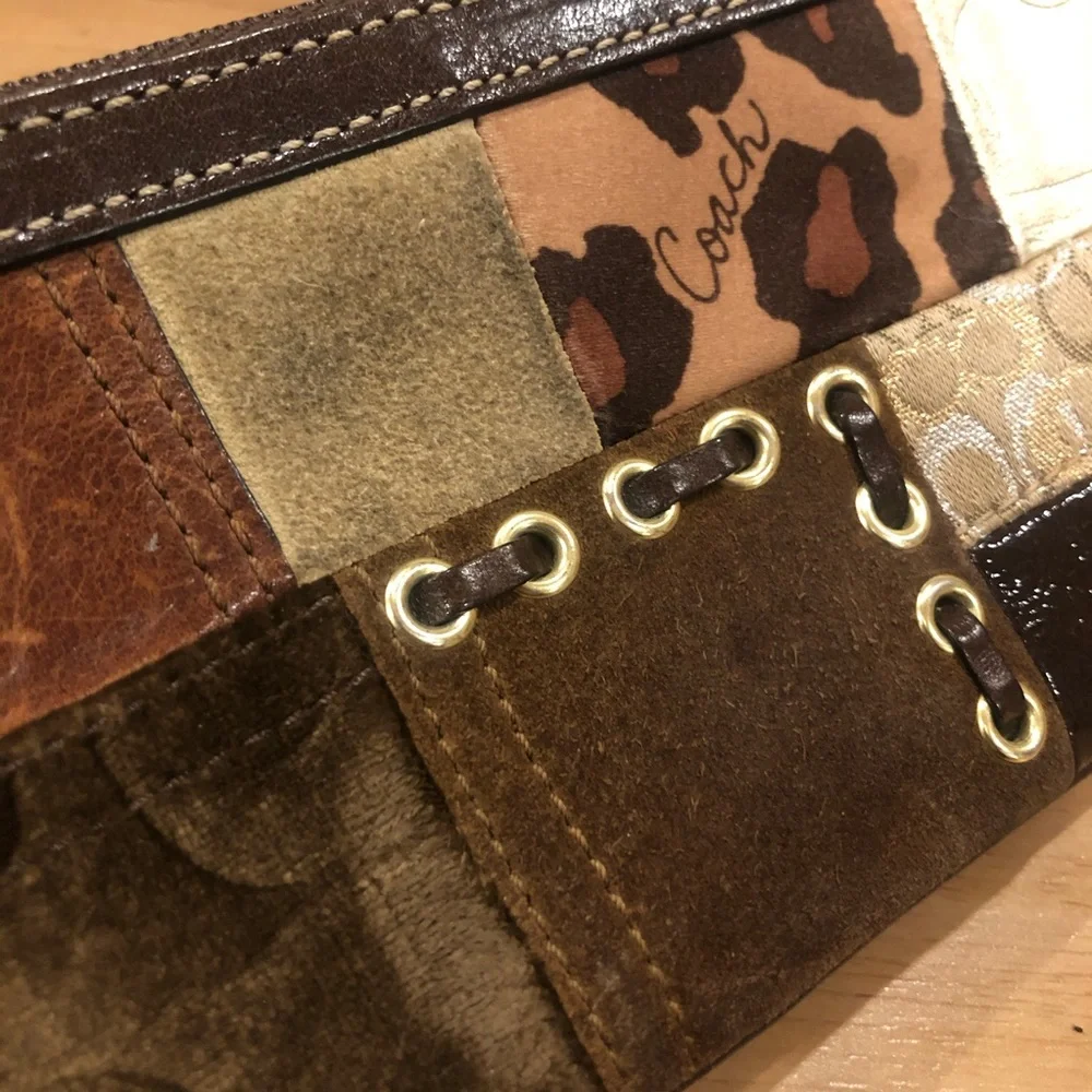 Coach Patchwork Wristlet - Picture 5 of 9
